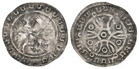 AUSTRIA. Formbach-Pütten (County). Ekbert II-Ekbert III. Early 12th century-1158. AR Pfennig. Neunkirchen mint. 
Obv: Figure on horseback right, holdi...