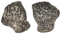 AUSTRIA. Formbach-Pütten (County). Ekbert II-Ekbert III. Early 12th century-1158. AR Pfennig. Neunkirchen mint. 
Obv: Figure standing facing with eyes...