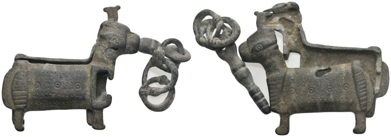 ANCIENT ROMAN BRONZE OBJECT.
.
Weight: 52.63 g.
Diameter: 58.6 mm.