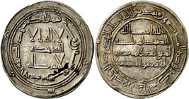 Emirato. AH 160. Abd al-Rahman I. Al Andalus. Dirhem. (V. 58) (Fro. 1). 2,45 g. MBC+.