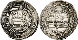 Emirato. AH 176. Hisham I. Al Andalus. Dirhem. (V. 74) (Fro. 2). Rara, no hemos tenido ningún ejemplar. 2,63 g. MBC.