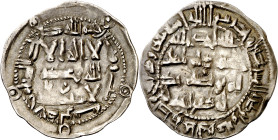 Emirato. AH 206. Al-Hakam I. Al Andalus. Dirhem. (V. 122) (Fro. 5). Escasa. 2,65 g. MBC+.