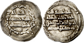 Emirato. AH 235. Abd al-Rahman II. Al Andalus. Dirhem. (V. 207) (Fro. 6). 2,64 g. MBC.
