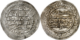 Califato. AH 317. Abd al-Rahman III. Al Andalus. Dirhem. (V. 348) (Fro. 6). Rara. 2,65 g. MBC.