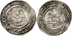 Califato. AH 323. Abd al-Rahman III. Al Andalus. Dirhem. (V. 384) (Fro. 5). 3,02 g. MBC-.