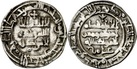 Califato. AH 380. Hisham II. Al Andalus. Dirhem. (V. 512) (Fro. 29). 3,91 g. MBC.