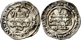 Califato. AH 384. Hisham II. Al Andalus. Dirhem. (V. 519) (Fro. 62). 2,60 g. MBC+.