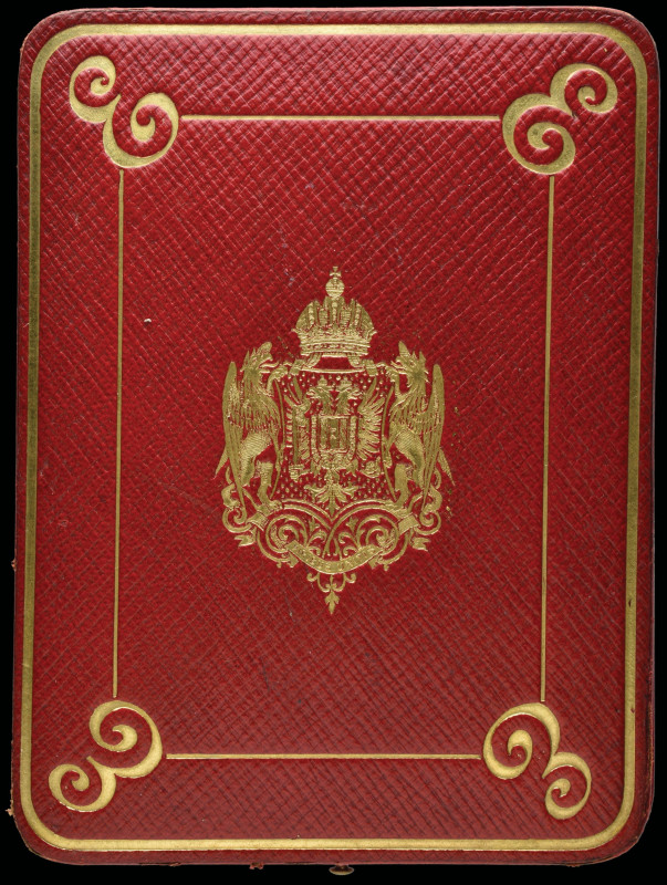 Austria, Order of Elizabeth, case of issue for a First Class cross, by Rothe & N...