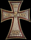 Denmark, Order of the Dannebrog, Commander’s First Class breast star, by Michaelson, in silver, red enamel and gold lettering, 71 x 52mm, about extrem...