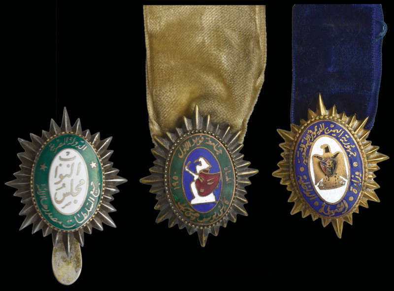 Egypt (and Yemen), Miscellaneous Badges of Office & Prizes (3), including Egypt,...
