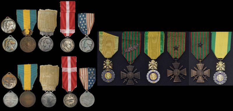 France, A Légion d’Honneur and Médaille Militaire Pair awarded to Soldat Louis D...
