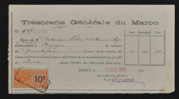 France, Colonial Orders: Brevet for the Tunisian Order of Nichan Iftikhar awarded to Capitaine Adjudant-Major Jules Ferdinand Clovis Bunoust, 2e Regim...