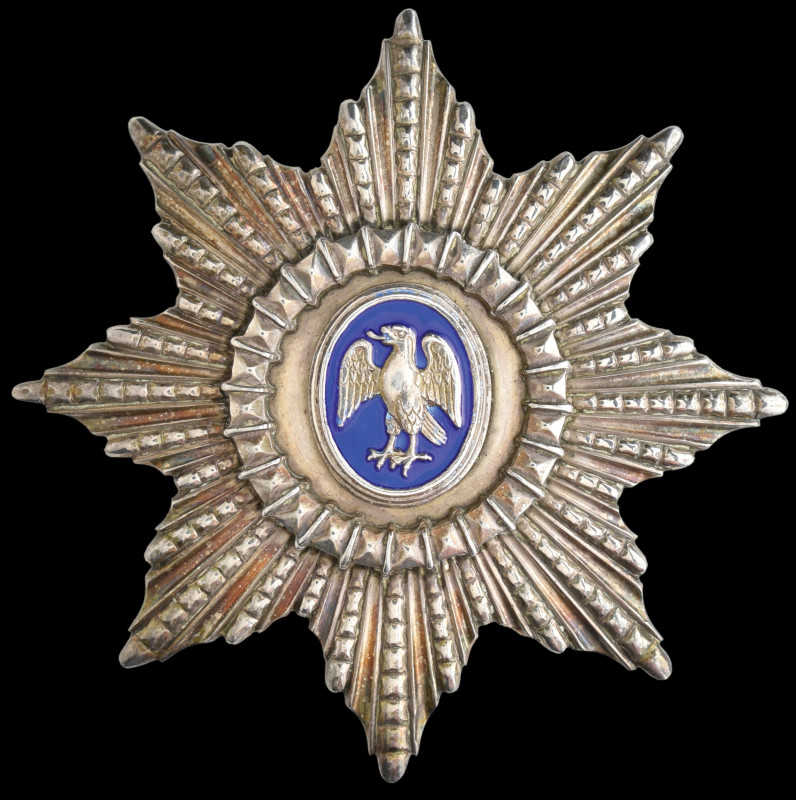 Iceland, Order of the Falcon, Commander’s breast star, by Kjartan Asmundsson, Re...