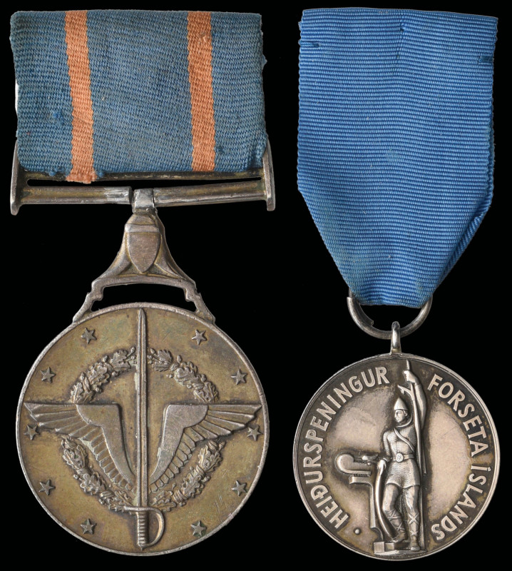 Iceland, President’s Medal of Honour, in silver, 30mm, good very fine; together ...