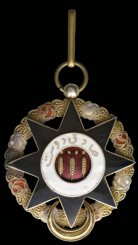 India, Bahawalpur, Imtiaz i Abbasia, Second Class, neck badge, in silver-gilt an...