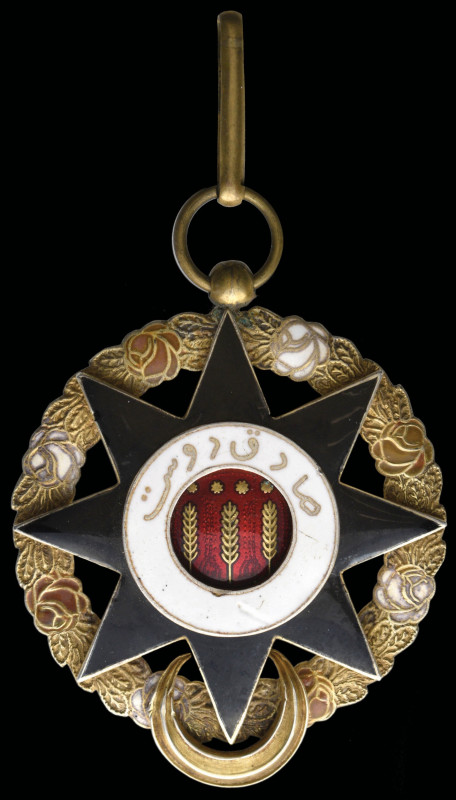 India, Bahawalpur, Imtiaz i Abbasia, Second Class, neck badge, in silver-gilt an...