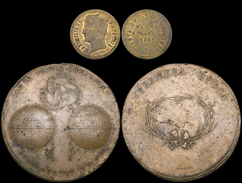Mexico, Medal for the First Period of Independence, 1822, by J. Guerrero, in bro...