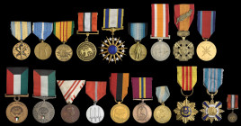 Miscellaneous World Medals (17), comprising: Austria, Golden Jubilee 1898;  China, Taiwan, Medal of the Spirit of Chu, Senior Grade, First Class; Army...