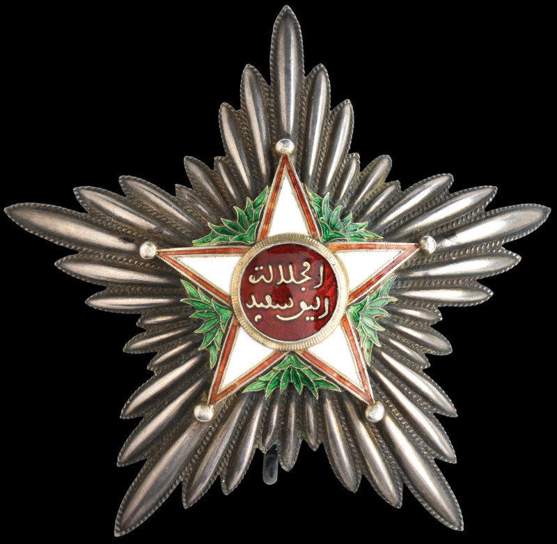 Morocco, Order of Ouissam Alaouite, Type 2 (1934-54), breast star, French-made w...