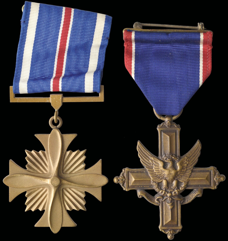 U.S.A., Distinguished Service Cross, with wrap-round suspension; and Distinguish...