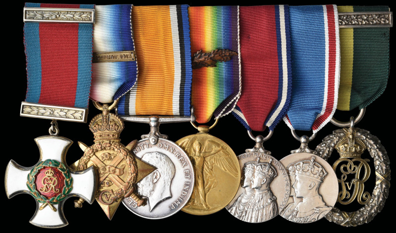 The Great War D.S.O. group of 7 awarded to Colonel Henry Sidney, Northumberland ...