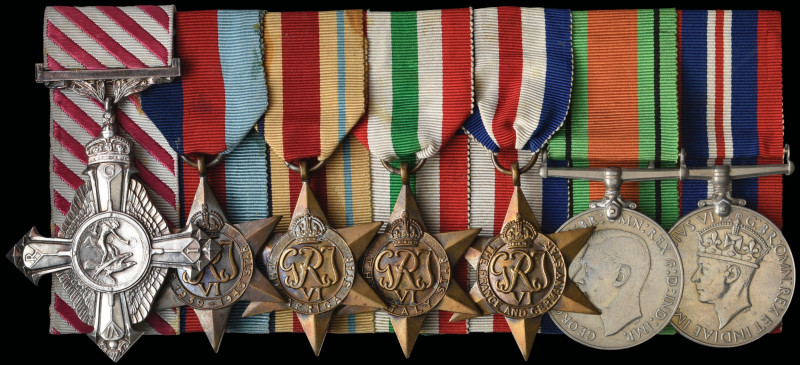 A WW2 ‘Bomber Command’ A.F.C. Group of 7 awarded to Squadron Leader Roy Reynolds...