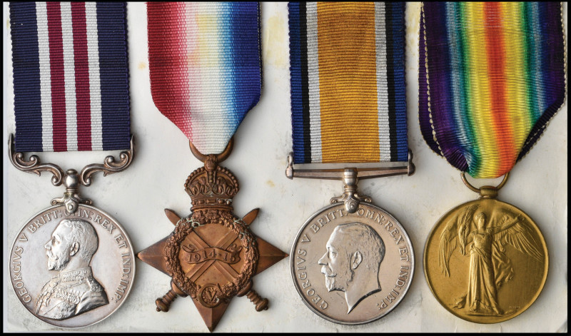 The Great War Military Medal Group of 4 awarded to Corporal Frank Trevett, 13th ...