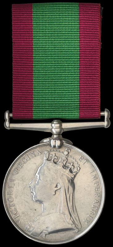 Afghanistan, 1878-80, no clasp (888. Gr. A. McCamon. I/C. R.H.A.), polished, alm...