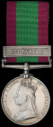 The Second Afghan War ‘Kabul River Crossing’ Casualty Medal awarded to Sub-Lieutenant Francis Harvey Harford, 10th Hussars, who tragically drowned dur...