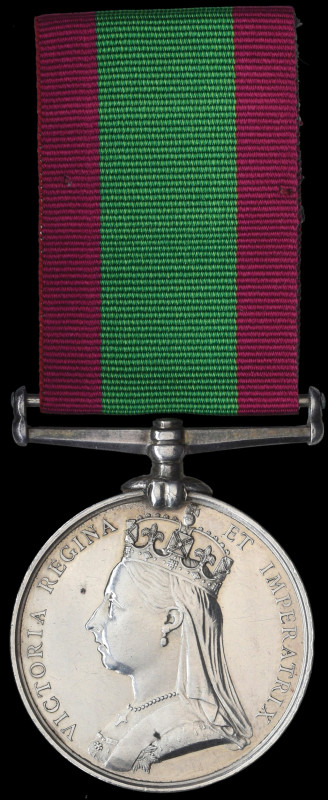 Afghanistan, 1878-80, no clasp (1911 Pte. W. Astleford. 2/8th Regt.), light hair...