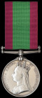 The Regimentally Unique Second Afghan War Officer’s ‘Casualty’ Medal awarded to Captain Ernest Wenman Perry, 40th (2nd Somersetshire) Regiment, who vo...