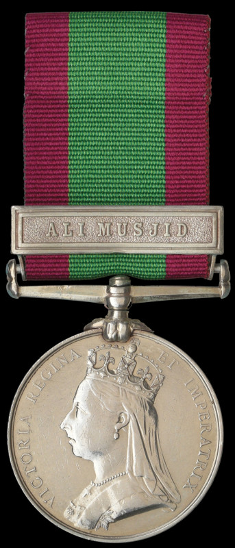 Afghanistan, 1878-80, single clasp, Ali Musjid (8 Bde./914. Pte. J. Williams. 51...