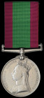 The Second Afghan War 'Maiwand Casualty' Medal awarded to Private John Martin, 66th Foot, killed in action at Maiwand on 27 July 1880, comprising: Afg...