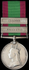 Afghanistan, 1878-80, 2 clasps, Charasia, Kabul (1597 Pte. T. Aitken. 92nd Highrs.), a few light marks, good very fine Private Thomas Aitken enlisted ...