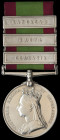 Afghanistan, 1878-80, 3 clasps, Charasia, Kabul, Kandahar (1402. Cr. Sergt. R. Hart. 92nd Highrs.), tiny edge graze, otherwise extremely fine and lust...