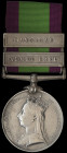 Afghanistan, 1878-80, 2 clasps, Ahmed Khel, Kandahar (Sepoy Nauloo 25th Regt. N.I.), local clasp rivets, light obverse marks, almost very fine Ex Chel...
