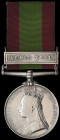 Afghanistan, 1878-80, single clasp, Ahmed Khel (Lce. Duffr. Abbas Khan 2d. Punjab Cavy.), light obverse marks, almost extremely fine and lustrous 1821...