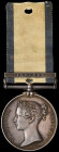 Naval General Service, 1793-1840, single clasp, Algiers (A. Leslie, Surgn), toned, minor reverse edge nick at 6 o’clock, otherwise good very fine Surg...