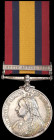 Queen’s South Africa, 1899-1902, single clasp, South Africa 1902, impressed (1231 Pte. Sarfroz Khan. 3rd Madras Lrs.), once lacquered, good very fine ...