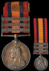 Queen’s South Africa, 1899-1902, 3rd type reverse, 3 clasps, Cape Colony, South Africa 1901, South Africa 1902 (4482 Pte. S. Brion. A.O.C), with simil...
