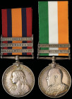 A Scarce Boer War Pair awarded to Private Albert Peppercorn, 44th (Suffolk) Company, 12th Imperial Yeomanry, comprising: Queen’s South Africa, 1899-19...