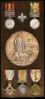 A Boer War and Great War Casualty Group of 7 awarded to Major Alfred Granville Sharp, 9th Battalion, Royal Warwickshire Regiment, late Manchester Regi...
