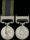 A Scarce Double Issue India General Service Pair awarded to Wheeler Abdul Karim, Infantry Motor Transport, comprising: India General Service, 1908-35,...