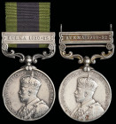 India General Service, 1908-35, single clasp, Burma 1930-32 (2) (S.B.A. Ghulam Sarwar M.E.S.) (Baker Rahim Bux, I.A.S.C.), first officially re-impress...