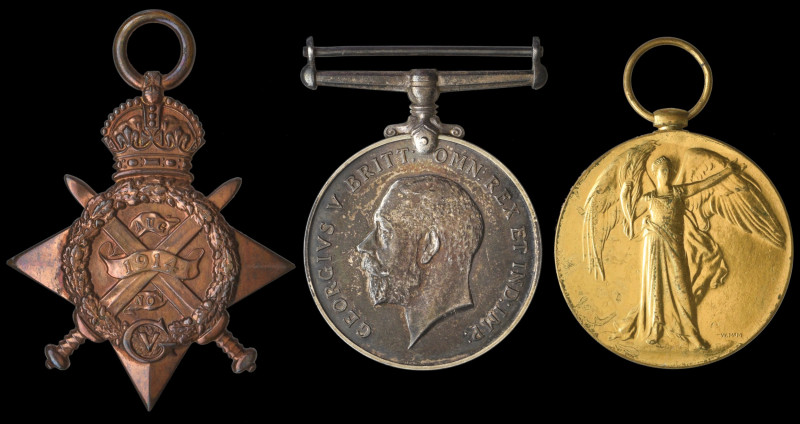 A Great War 1914 Star Trio awarded to Captain William Parry Morgan, Royal Army M...
