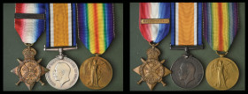 Great War 1914 Star Trios (2) to Private Reginald Alfred Watts, 2nd Battalion, King’s Own Yorkshire Light Infantry, killed in action on 6 November 191...