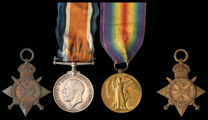 A Great War 1914-15 Star Trio awarded to Private William Castledine, R.M.L.I., c...