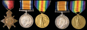 A Great War 1914-15 Star Trio awarded to Gunner Richard Smith alias James Dearman, Canadian Field Artillery, comprising: 1914-15 Star (42747 Gnr: J. D...