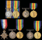 Miscellaneous Great War Trios and Pairs to Officers, comprising: A Great War 1914 15 Star Trio awarded to Harry Wignall Cattrall, Royal Air Force, lat...