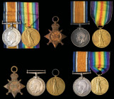 Great War Medals to London Units (10), comprising: 1914-15 Star Trio (564 Pte. J. I. Harding. R. Fus), B.W.M. officially re-impressed; 1914-15 Star (1...